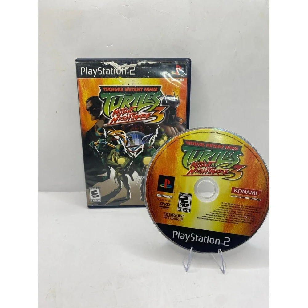 Teenage Mutant Ninja Turtles 3: Mutant Nightmare (Sony PlayStation 2 NO MANUAL